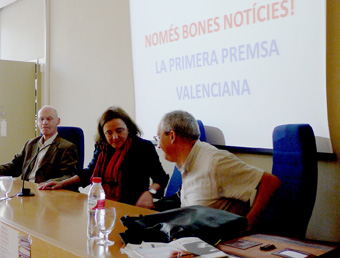 Henry Ettinghausen, amb Júlia Benavent i Francisco Martínez.